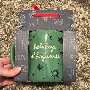 Rae Dunn Harry Potter Slytherin Hogwarts Holiday Mug